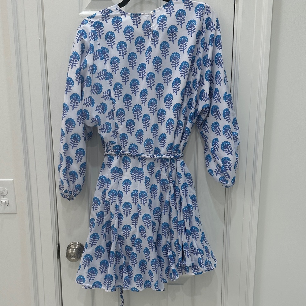 Blue and White Dress - Picture 2 of 3